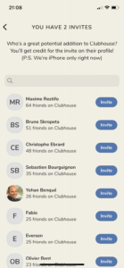 clubhouse comment inscrire avoir invitation